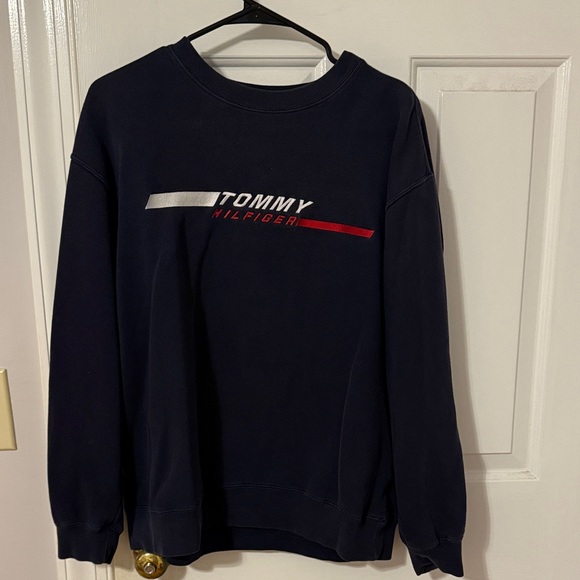 Tommy Hilfiger Men's Black Crewneck Sweater - Picture 1 of 1